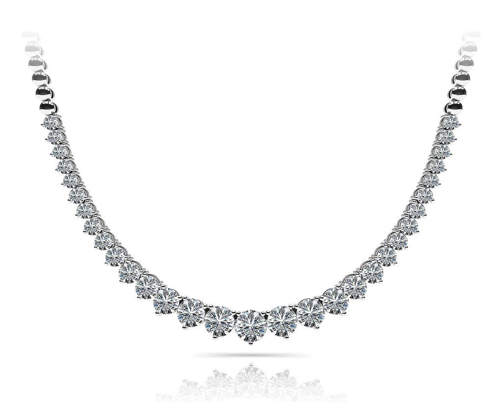 3 Prong Graduated necklace - Image 2