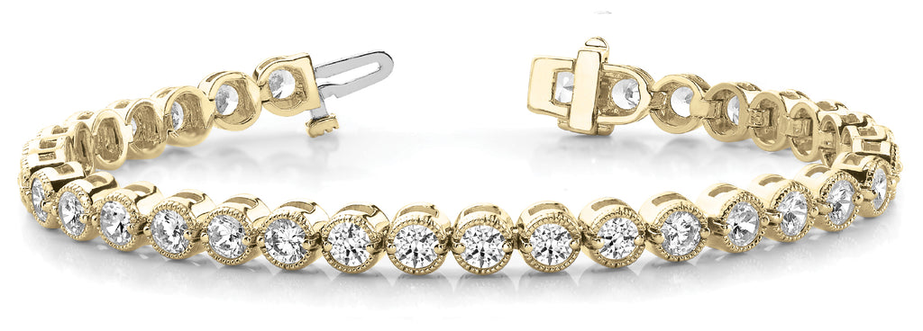 Bracelet In Line Prong Set - Image 4