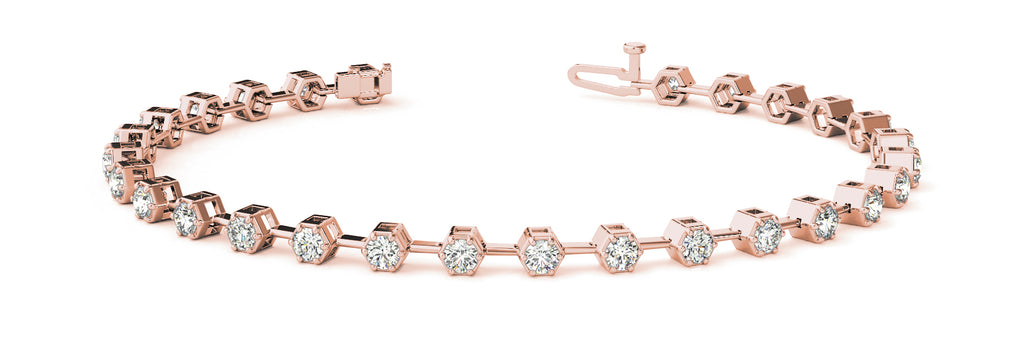Bracelet In Line Prong Set - Image 3