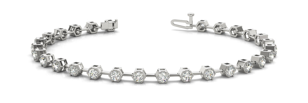 Bracelet In Line Prong Set - Image 2