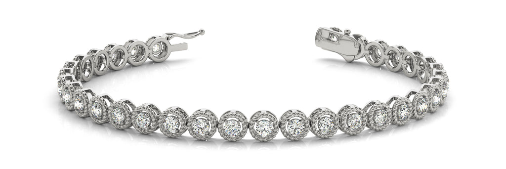 Bracelet In Line Prong Set - Image 2