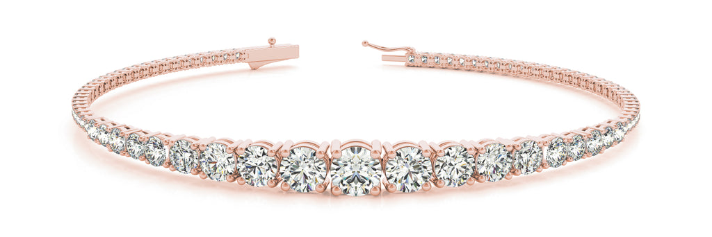 Bracelet In Line Prong Set - Image 4