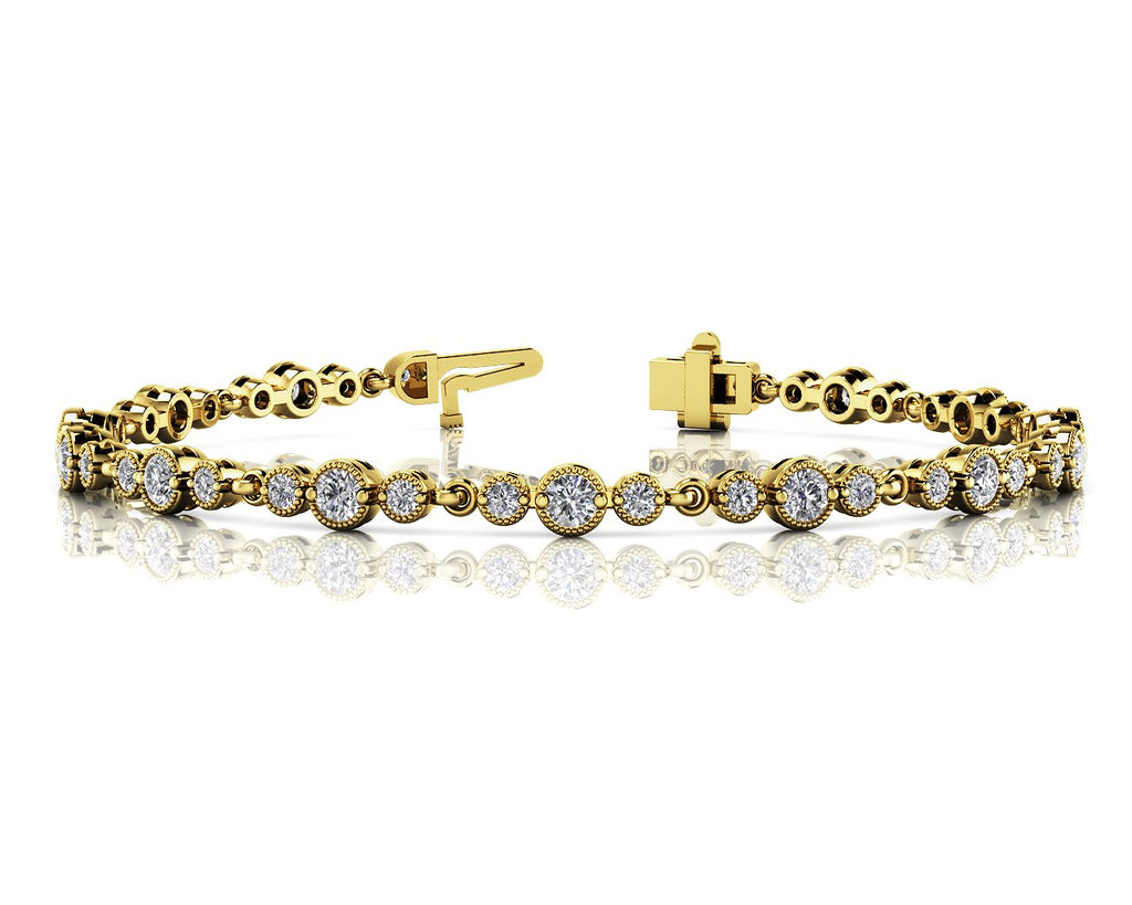 BRACELET WITH MILGRAIN - Image 3