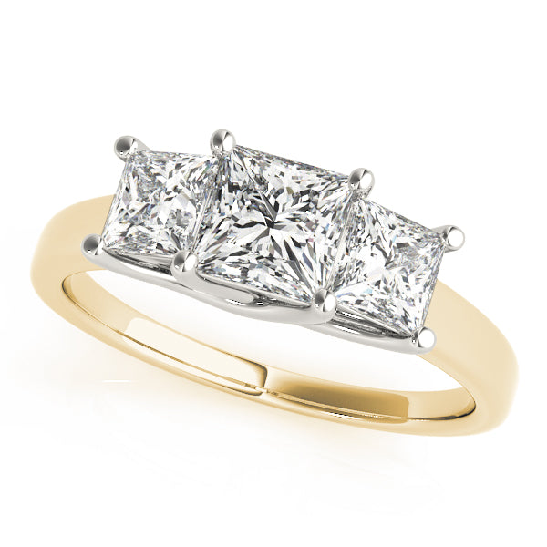 ENGAGEMENT RINGS 3 STONE PRINCESS - Image 8