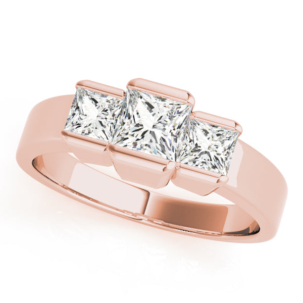 ENGAGEMENT RINGS 3 STONE PRINCESS - Image 5