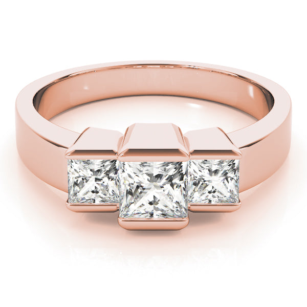ENGAGEMENT RINGS 3 STONE PRINCESS - Image 7