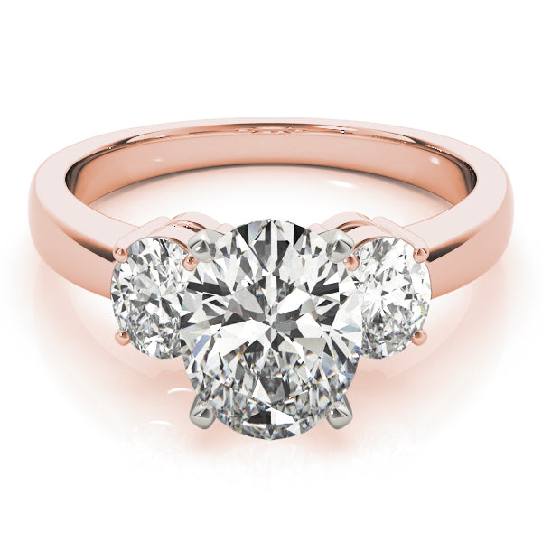 ENGAGEMENT RINGS 3 STONE OVAL - Image 7