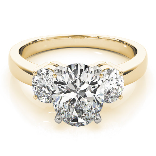 ENGAGEMENT RINGS 3 STONE OVAL - Image 9