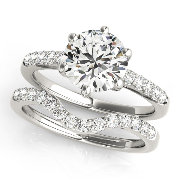 ENGAGEMENT RINGS SINGLE ROW PRONG SET - Image 8