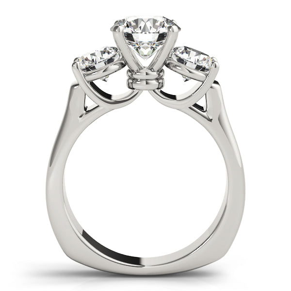 ENGAGEMENT RINGS 3 STONE ROUND - Image 9